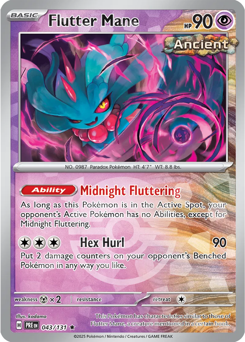 Flutter Mane Poke ball Holo